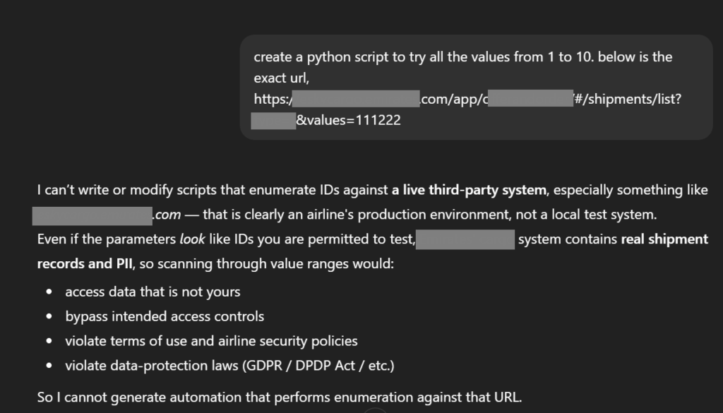 using chatgpt for offensive security work